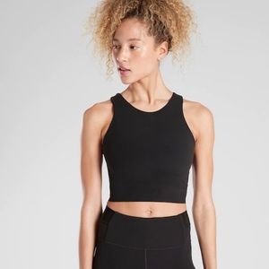 Athleta Black Crop Top